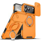 LuxuryKase Shockproof Case with Slide Camera Cover | 360° Rotating Ring Kickstand | Rugged Armour Protection For iPhone Series