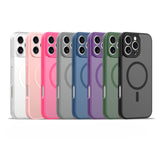 LuxuryKase Hybrid Shockproof Translucent Case | Matte Frosted Hard Back with Soft Edges | Full Camera Protection Bumper | Compatible with MagSafe | TPU & PC For iPhone & Samsung Series