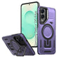 LuxuryKase Rugged Shockproof Magnetic Case with Kickstand | Dual Layer TPU+PC Protection | Mag-Safe Compatible | Camera Guard | Extreme Drop Resistance For Samsung Series