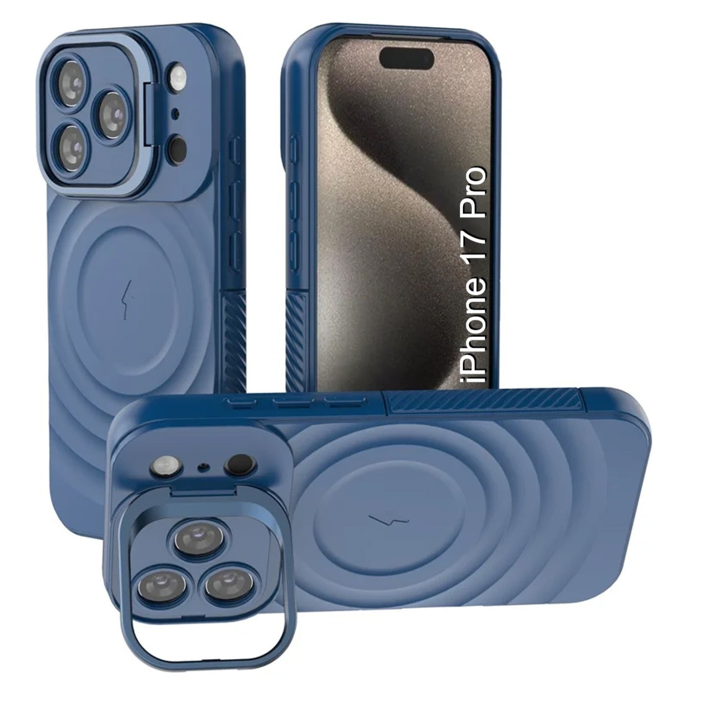 LuxuryKase Shockproof Case with Ripple Pattern | Inner Velvet Fabric Lining | Protective Cover & Wireless Charging Case for iPhone & Samsung Series