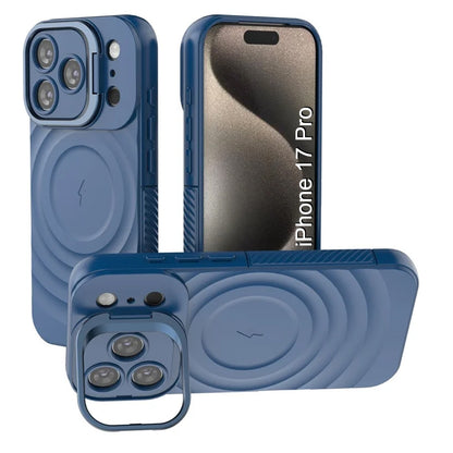 LuxuryKase Shockproof Case with Ripple Pattern | Inner Velvet Fabric Lining | Protective Cover & Wireless Charging Case for iPhone & Samsung Series