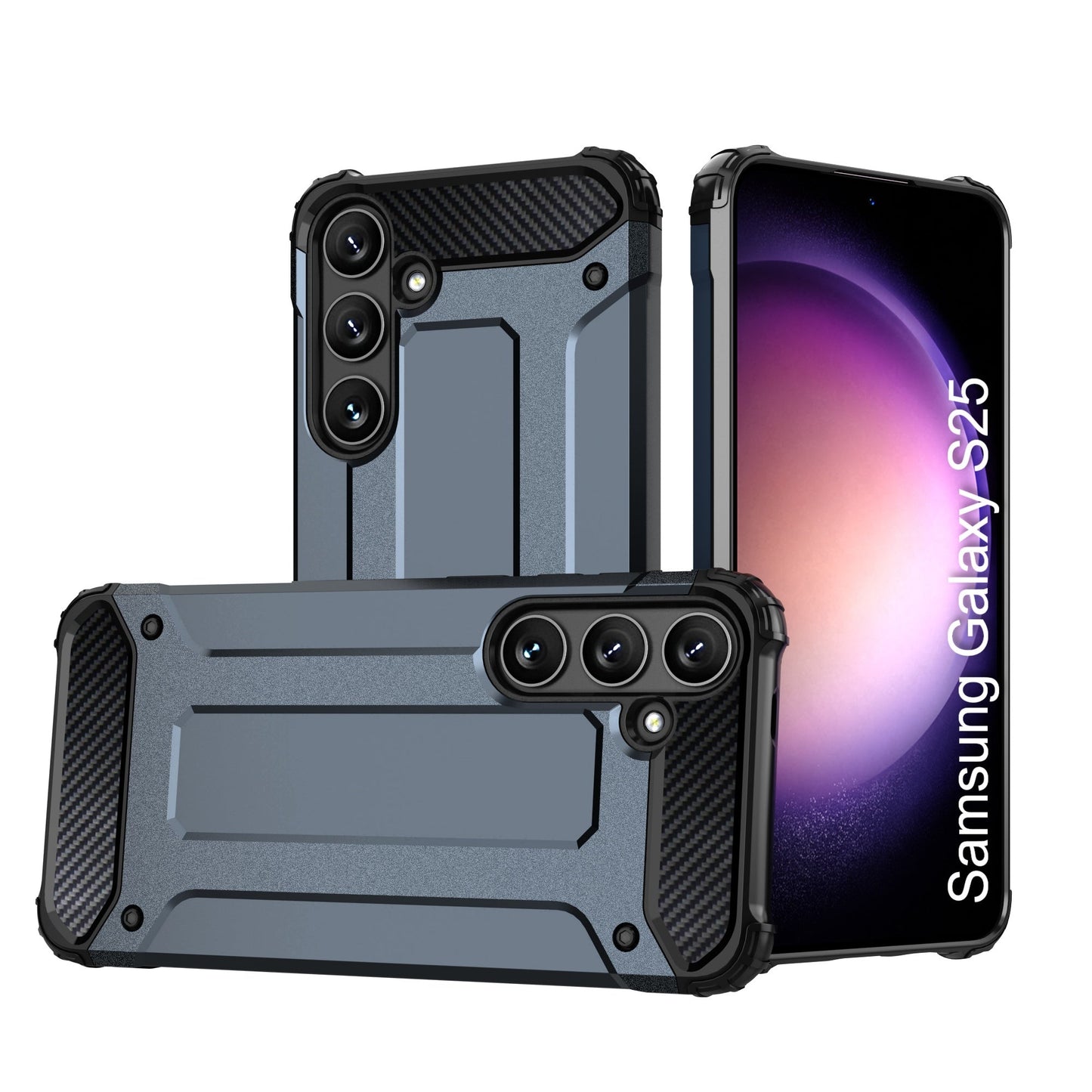 LuxuryKase Rugged TPU+PC Armor Case | Impact-Resistant Design | Anti-Drop Protection | Raised Edges & Precise Cutouts | Heavy Duty Protective Cover