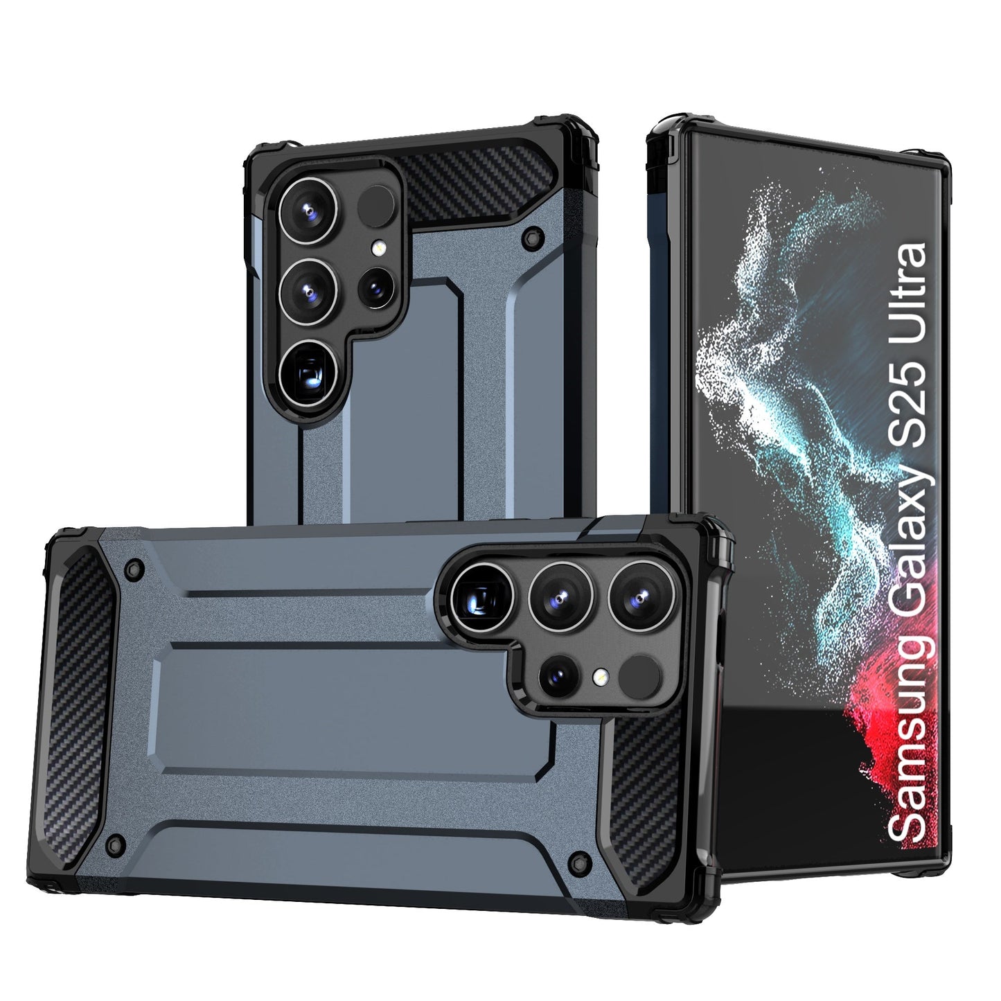 LuxuryKase Rugged TPU+PC Armor Case | Impact-Resistant Design | Anti-Drop Protection | Raised Edges & Precise Cutouts | Heavy Duty Protective Cover