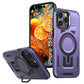 LuxuryKase Rugged Shockproof Magnetic Case with Kickstand | Dual Layer TPU+PC Protection | Mag-Safe Compatible | Camera Guard | Extreme Drop Resistance For iPhone Series