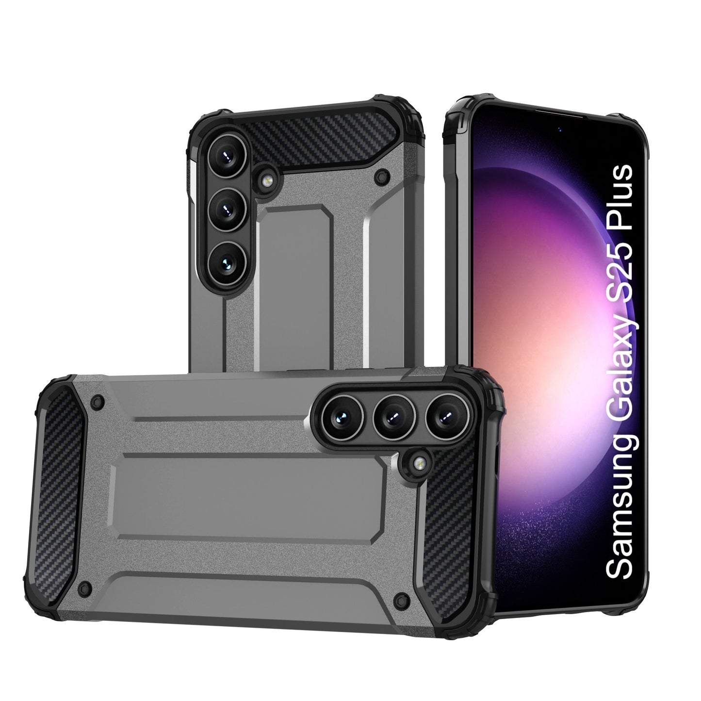 LuxuryKase Rugged TPU+PC Armor Case | Impact-Resistant Design | Anti-Drop Protection | Raised Edges & Precise Cutouts | Heavy Duty Protective Cover
