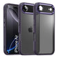 LuxuryKase Shockproof Transparent Back Cover Case | Anti-Scratch Hard PC Back | Soft TPU Bumper | Camera Protection | Slim Fit Design Case For iPhone