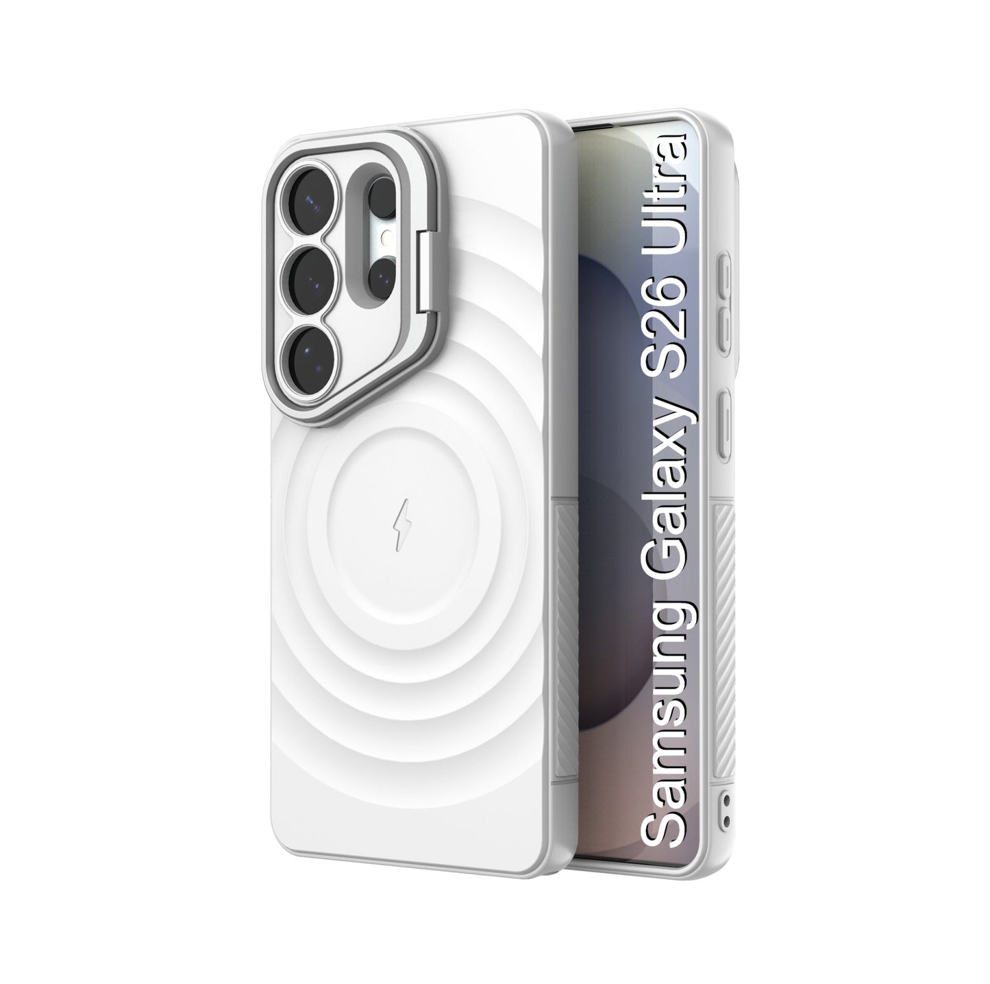 LuxuryKase Shockproof Case with Ripple Pattern | Inner Velvet Fabric Lining | Protective Cover & Wireless Charging Case for iPhone & Samsung Series