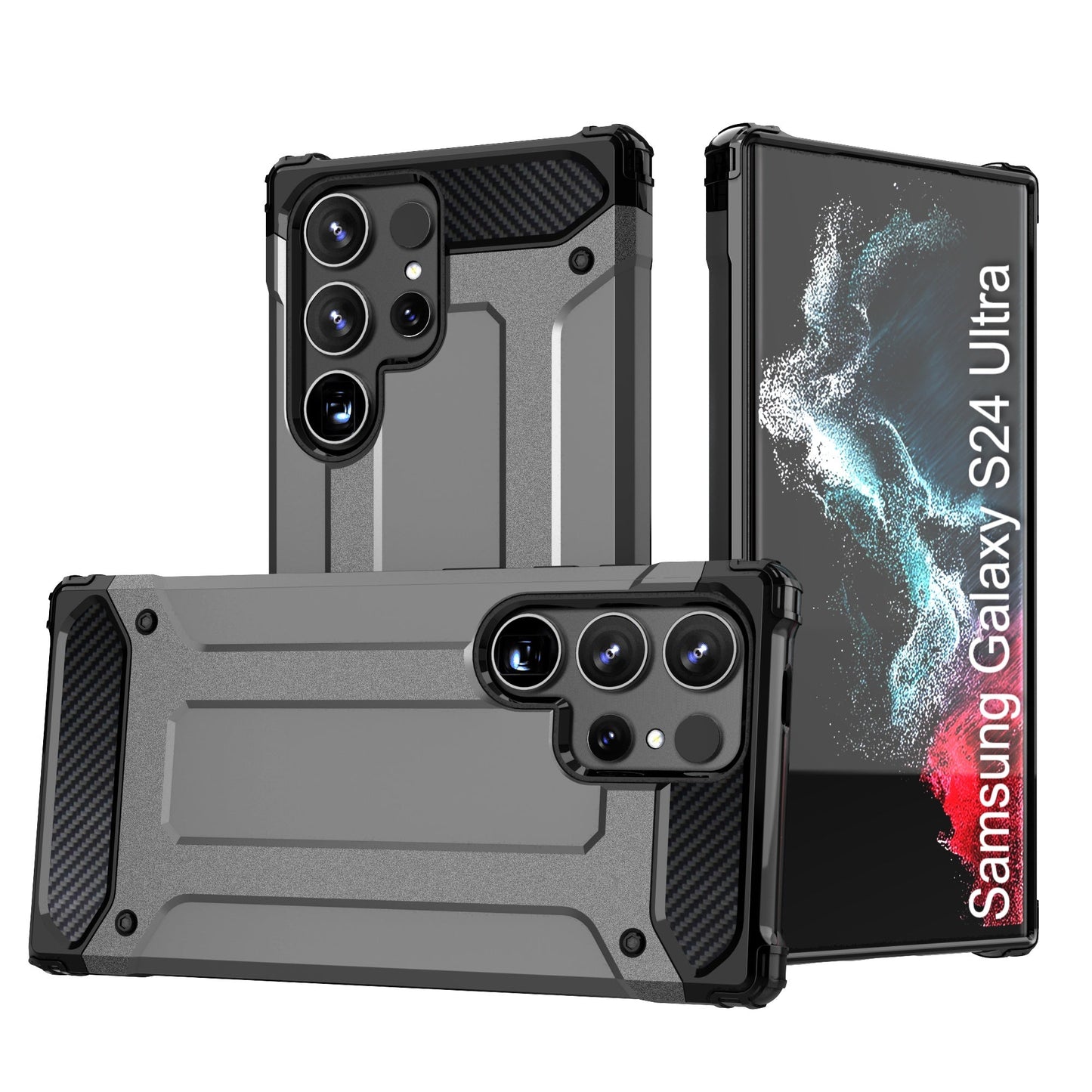 LuxuryKase Rugged TPU+PC Armor Case | Impact-Resistant Design | Anti-Drop Protection | Raised Edges & Precise Cutouts | Heavy Duty Protective Cover