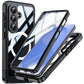 LuxuryKase Shockproof Front & Back Cover with Full Body Protection | Strong Grip | Camera & Screen Guard | Wireless Charging Support | Durable TPU+PC Design Cover For iPhone & Samsung Series