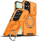 LuxuryKase Shockproof Case with Slide Camera Cover | 360° Rotating Ring Kickstand | Rugged Armour Protection For Samsung Series