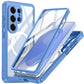 LuxuryKase Shockproof Front & Back Cover with Full Body Protection | Strong Grip | Camera & Screen Guard | Wireless Charging Support | Durable TPU+PC Design Cover For iPhone & Samsung Series
