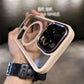 LuxuryKase Magnetic Clear Shockproof Case | MagSafe Compatible | Transparent Hard Back Cover with Full Camera Protection | Anti-Yellowing For iPhone Series