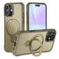 LuxuryKase Shockproof Back Cover with 360° Rotating Ring Kickstand | Mag-Safe Compatible | Rugged Armor Protection Case For iPhone Series