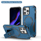US LITE Back Cover with Portable Kickstand | Mag-Safe Compatible Magnetic Case | Shockproof Military Grade Protection | Rugged Armor Design Phone Cover For iPhone & Samsung Series