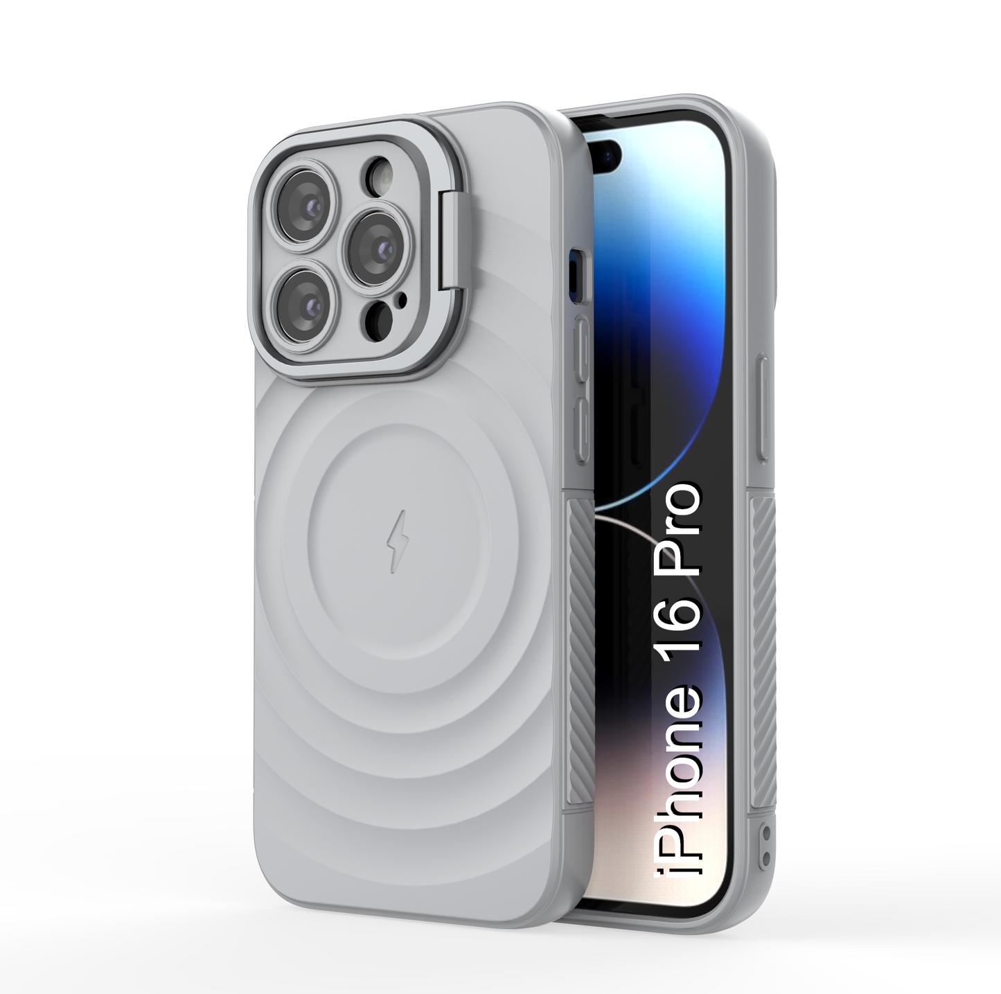 LuxuryKase Shockproof Case with Ripple Pattern | Inner Velvet Fabric Lining | Protective Cover & Wireless Charging Case for iPhone & Samsung Series