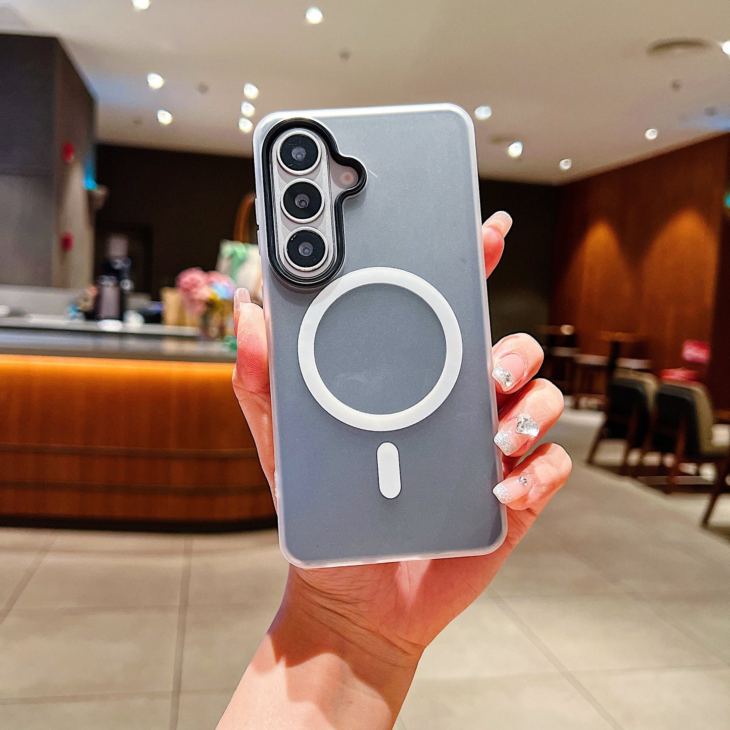LuxuryKase Magnetic Silicone Candy Case | Mag-Safe Compatible | Slim Protective Case | Lightweight & Flexible | Wireless Charging | Soft Matte Finish For iPhone