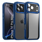 LuxuryKase Shockproof Transparent Back Cover Case | Anti-Scratch Hard PC Back | Soft TPU Bumper | Camera Protection | Slim Fit Design Case For iPhone
