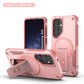US LITE Back Cover with Portable Kickstand | Mag-Safe Compatible Magnetic Case | Shockproof Military Grade Protection | Rugged Armor Design Phone Cover For iPhone & Samsung Series