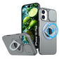 LuxuryKase Mag-Safe Shockproof Rugged Back Case with Finger Ring Kickstand & Sliding Camera Cover | Military Drop Protection | Wireless Charging Support For iPhone Series