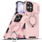 LuxuryKase Shockproof Case with Slide Camera Cover | 360° Rotating Ring Kickstand | Rugged Armour Protection For iPhone Series
