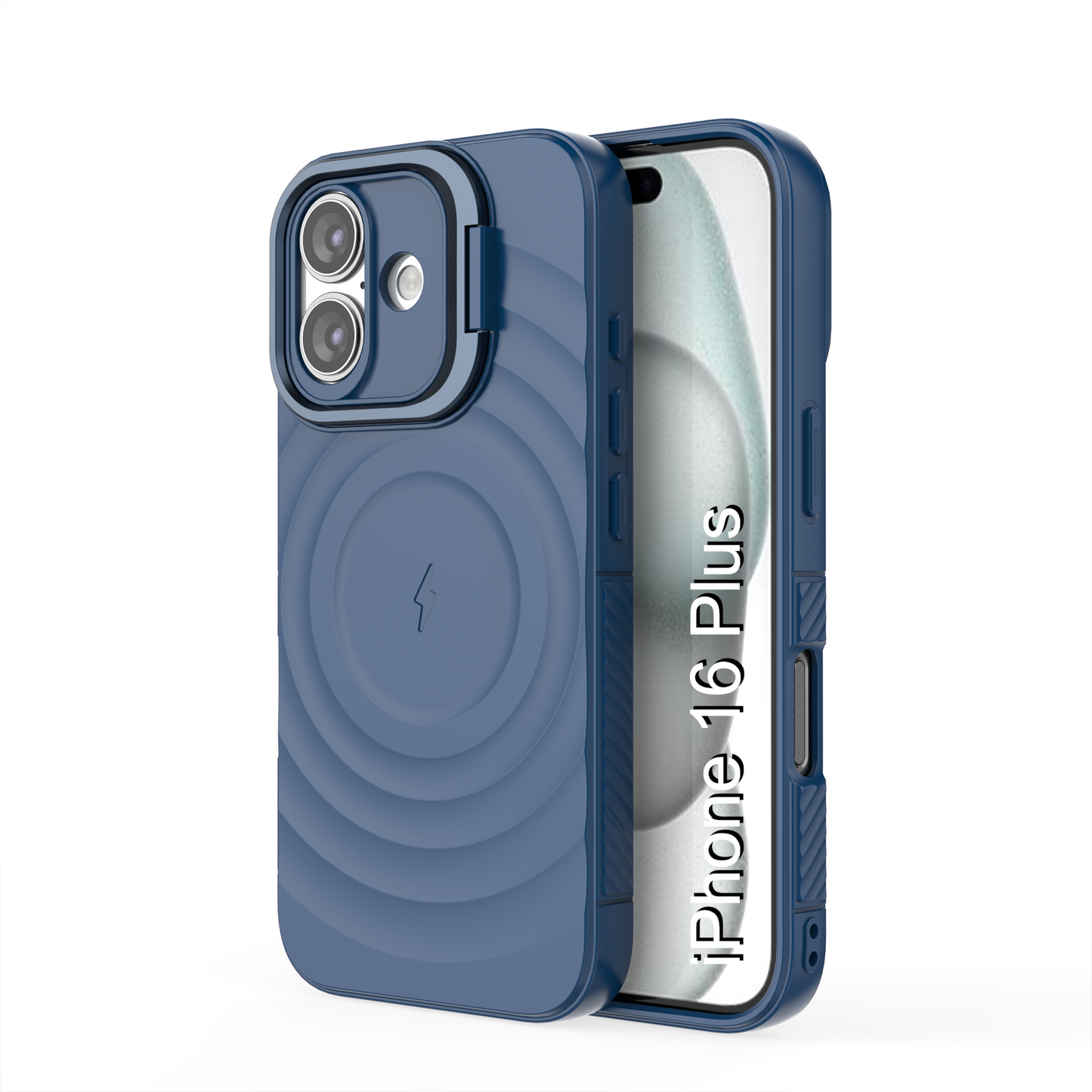 LuxuryKase Shockproof Case with Ripple Pattern | Inner Velvet Fabric Lining | Protective Cover & Wireless Charging Case for iPhone & Samsung Series