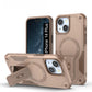 US LITE Back Cover with Portable Kickstand | Mag-Safe Compatible Magnetic Case | Shockproof Military Grade Protection | Rugged Armor Design Phone Cover For iPhone & Samsung Series