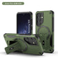 US LITE Back Cover with Portable Kickstand | Mag-Safe Compatible Magnetic Case | Shockproof Military Grade Protection | Rugged Armor Design Phone Cover For iPhone & Samsung Series