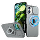 LuxuryKase Mag-Safe Shockproof Rugged Back Case with Finger Ring Kickstand & Sliding Camera Cover | Military Drop Protection | Wireless Charging Support For iPhone Series
