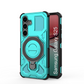 LuxuryKase Armour Ring Stand Case | 360° Rotating Kickstand | Heavy Duty Protection | Rugged Hybrid TPU+PC Design | Camera Protection | MagSafe Compatible For iPhone & Samsung Series