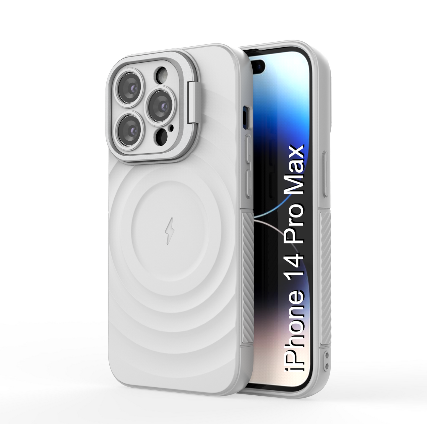 LuxuryKase Shockproof Case with Ripple Pattern | Inner Velvet Fabric Lining | Protective Cover & Wireless Charging Case for iPhone & Samsung Series