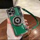 LuxuryKase LK106 3D Japan Korean Leather Pattern Protective Case With Hand Strap Case Cover for iPhone Series