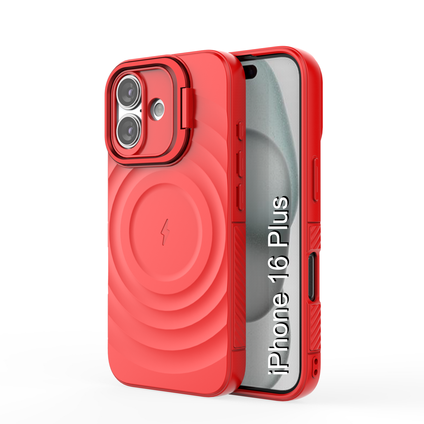 LuxuryKase Shockproof Case with Ripple Pattern | Inner Velvet Fabric Lining | Protective Cover & Wireless Charging Case for iPhone & Samsung Series