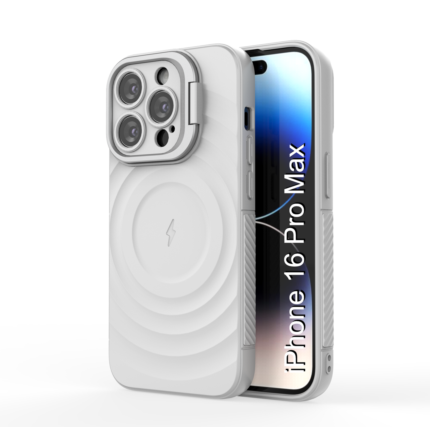 LuxuryKase Shockproof Case with Ripple Pattern | Inner Velvet Fabric Lining | Protective Cover & Wireless Charging Case for iPhone & Samsung Series