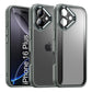 LuxuryKase Shockproof Transparent Back Cover Case | Anti-Scratch Hard PC Back | Soft TPU Bumper | Camera Protection | Slim Fit Design Case For iPhone 16 & 16 Plus