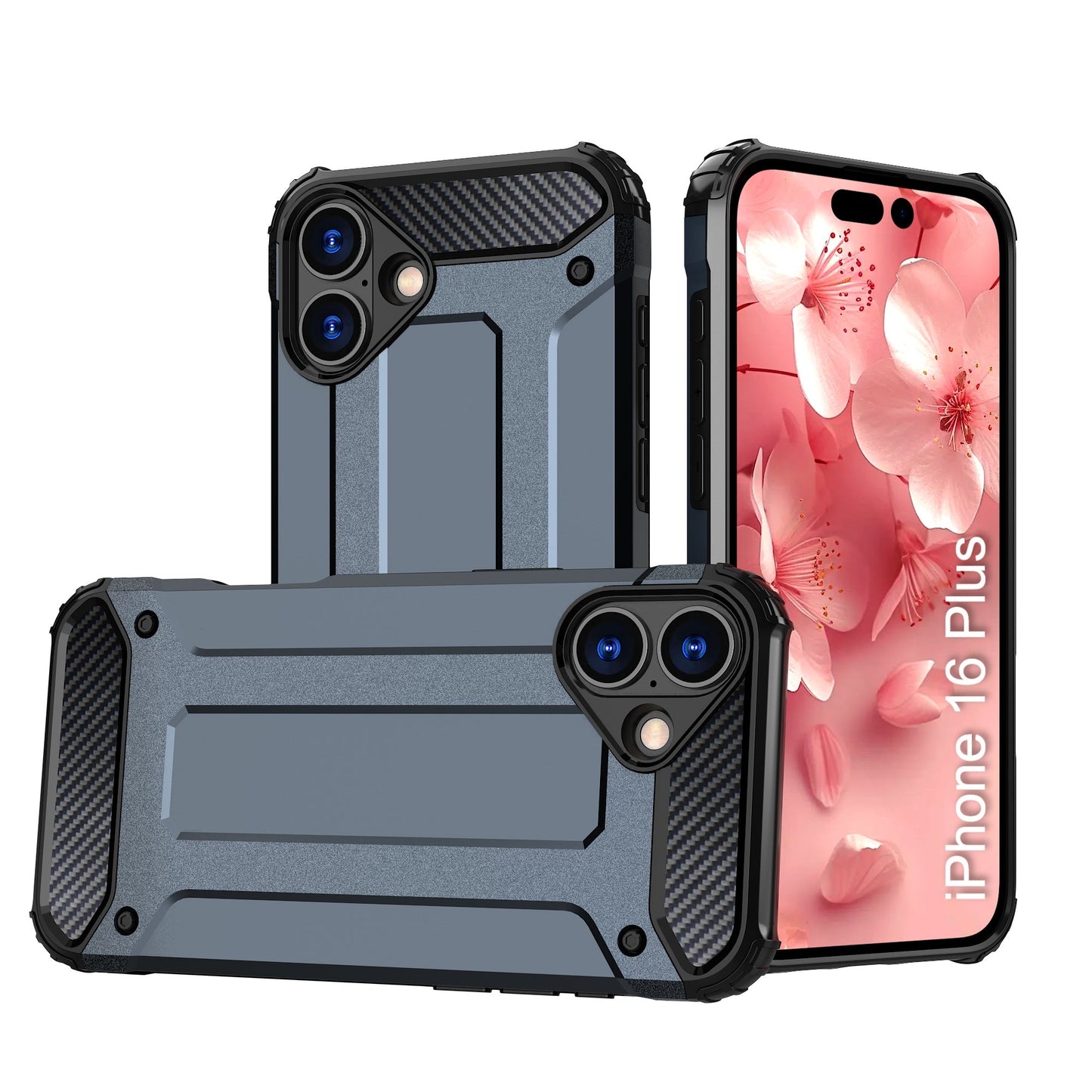 LuxuryKase Rugged TPU+PC Armor Case | Impact-Resistant Design | Anti-Drop Protection | Raised Edges & Precise Cutouts | Heavy Duty Protective Cover