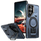 LuxuryKase Rugged Shockproof Magnetic Case with Kickstand | Dual Layer TPU+PC Protection | Mag-Safe Compatible | Camera Guard | Extreme Drop Resistance For Samsung Series