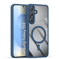 LuxuryKase Mag-Safe Compatible Transparent Back Case with Shockproof Bumper | Raised Camera Protection | Slim Fit Design | Wireless Charging Support For iPhone & Samsung Series