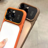 LuxuryKase Crystal Clear Shockproof Protective Case | Enhanced Camera Lens Guard | Slim Design | Anti-Yellow | Hard Bumper Back Cover For iPhone