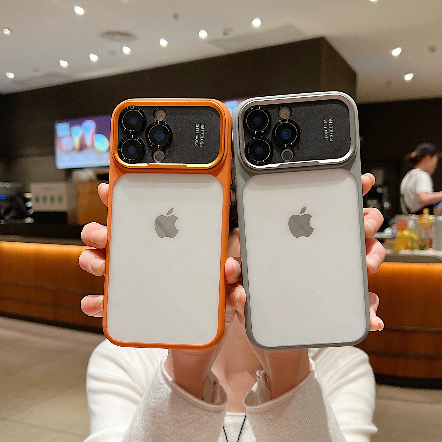 LuxuryKase Shockproof Clear Case | Camera Lens Protection | Slim Transparent Soft TPU Bumper | Anti-Yellow | Flexible Scratch Resistant Protective Cover For iPhone