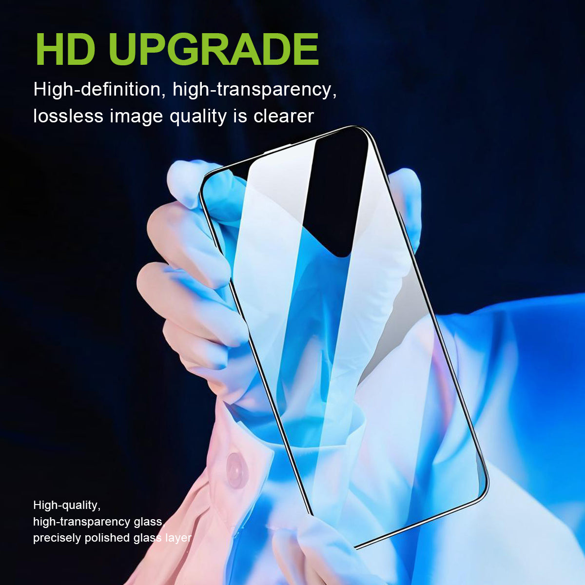 US LITE Tempered Glass Screen Protector | Align Tray | Shatterproof Screen Protection | 9H Hardness | Bubble-Free | Easy Installation Tool Kit For iPhone & Samsung Series