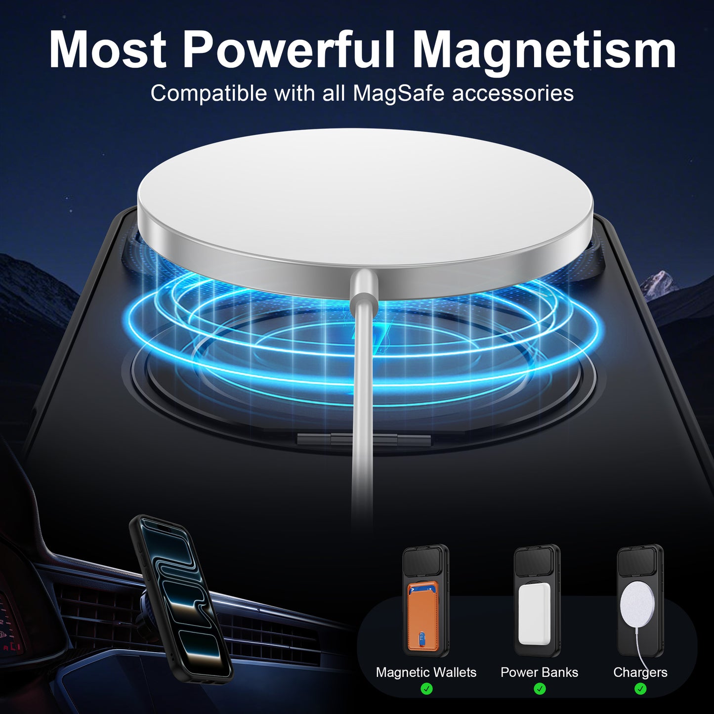 LuxuryKase Tough Armour Magnetic Case | 360° Rotating Ring Stand | Flip Camera Protection Cover | Raised Edges | Drop Protection | MagSafe Compatible For iPhone & Samsung Series