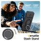 LuxuryKase Magnetic Card Holder Back Cover | Slide Camera Cover Protection | 360° Rotating & 120° Adjustable Kickstand | Shockproof Hard PC Back + Soft TPU Bumper For iPhone & Samsung Series
