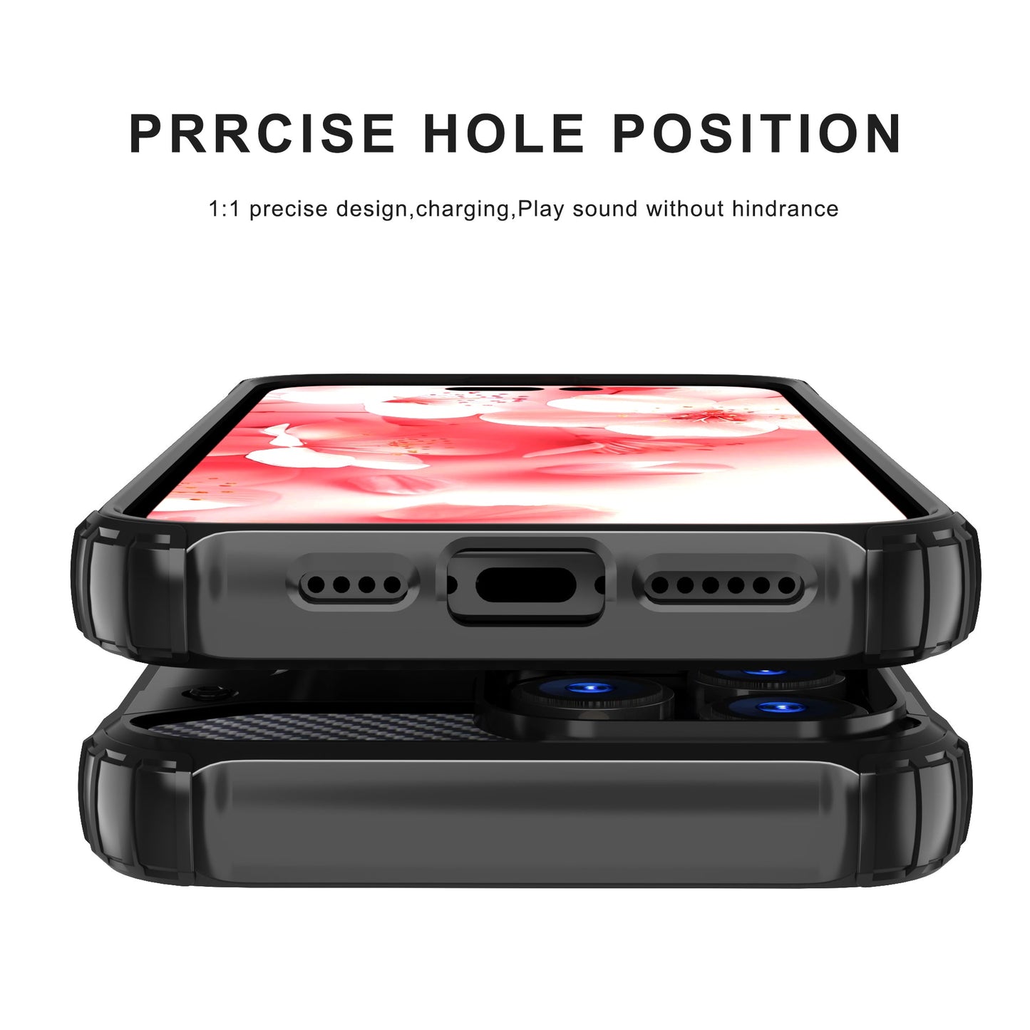 LuxuryKase Rugged TPU+PC Armor Case | Impact-Resistant Design | Anti-Drop Protection | Raised Edges & Precise Cutouts | Heavy Duty Protective Cover