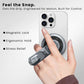 US LITE Magnetic Phone Stand with 360° Rotation | Foldable Ring Grip Kickstand | Adjustable Viewing Angle | Stress Relief Switch | Durable Metal Holder for All SmartPhones