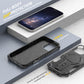US LITE Back Cover with Portable Kickstand | Mag-Safe Compatible Magnetic Case | Shockproof Military Grade Protection | Rugged Armor Design Phone Cover For iPhone & Samsung Series
