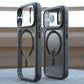 LuxuryKase Ultra-Hybrid MagSafe Clear Case | Crystal Transparent Back | Soft TPU Bumper & Hard PC Back | 360° Slim Shockproof Protection | Metallic Finish Buttons For iPhone 17 & 17 Pro Series