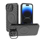 LuxuryKase Shockproof Case with Ripple Pattern | Inner Velvet Fabric Lining | Protective Cover & Wireless Charging Case for iPhone & Samsung Series