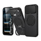 LuxuryKase Tough Armour Magnetic Case | 360° Rotating Ring Stand | Flip Camera Protection Cover | Raised Edges | Drop Protection | MagSafe Compatible For iPhone & Samsung Series
