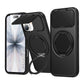 LuxuryKase Tough Armour Magnetic Case | 360° Rotating Ring Stand | Flip Camera Protection Cover | Raised Edges | Drop Protection | MagSafe Compatible For iPhone & Samsung Series