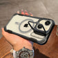 LuxuryKase LK164 Invisible Stand Transparent Magnetic Mag-Safe Wireless Charger Case Cover For iPhone